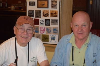Car Registration Team Bob Norton (L)  and Marty Hillman (R)

