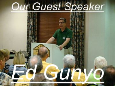 Ed Gunyo, our Long Distance Winner & our Guest Speaker for Saturday evening
We asked Ed to share his vast knowledge of the “Riviera by Buick” with our members, he was VERY enlightening
