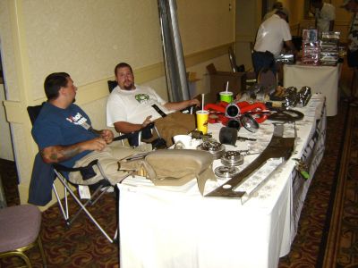 Vendors are comfotable in our air conditioned hospitality room.
