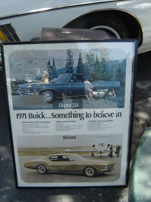 Very Rare Extra Large 1971 Dealer Showroom Poster
