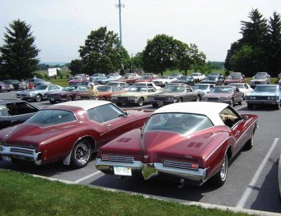 Cars on display at the AACA Museum
