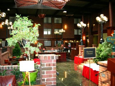 Lobby  at the Four Points by Sheraton , our host hotel
