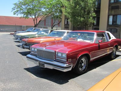 A red '77 from Florida along with others on display
