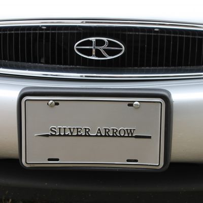 Silver Arrow package included a custom license plate
