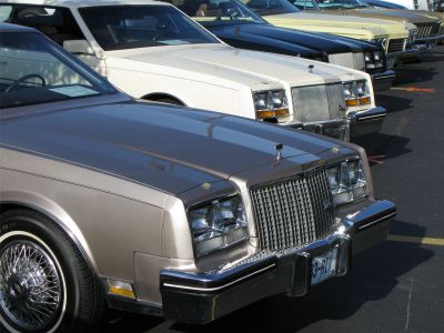 A row of 1979-85s on show day
