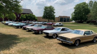 Several members took the drive to the Gilmore
They gave us a “Special” parking area on the Museum Grounds
