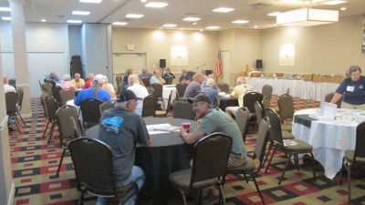 Members enjoying the ROA Hospitality Room
