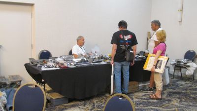 Vendors with Merchandise in the Hospitality Room
