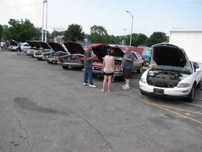 Winners Circle cars on Display
