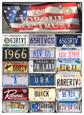 Several Interesting License Plates in attendance
