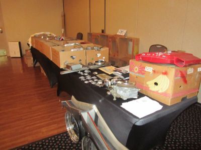 Vendors with Merchandise in the Hospitality Room
