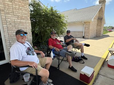 Some Members found or “made” their own Shade for a Break
