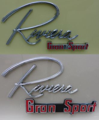 Gran Sports … Sample of the “Small” & “Large” GS Emblem
