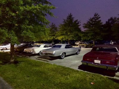 The Calm Before the Storm … Friday night parking before Show Day
