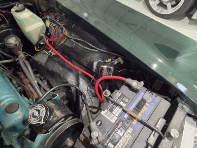 Original Engine Compartment details … Original Drivers Side Wiring
