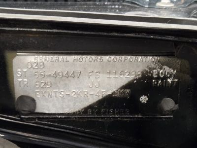 Original Engine Compartment details … Fisher Body Tag
