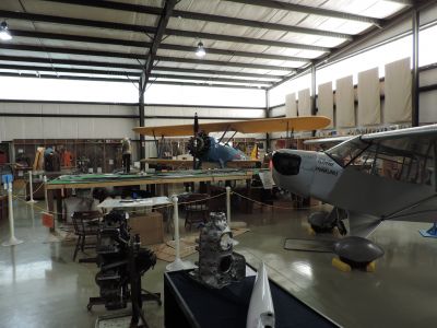 Our Friday morning tour … The North Carolina Aviation Museum
Some of the Aviation displays at the Museum
