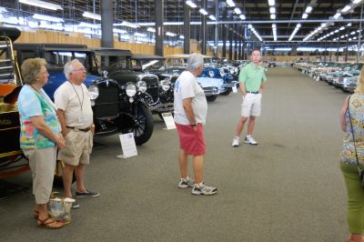 Tour of the 220-plus collection of classic and collectible cars 
Rick Schmidt, NPD’s COO, graciously took the time to be our personal guide
