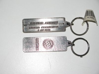 Silver Arrow package included two stainless steel key fobs
